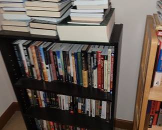 Tons of books (lots of religious)