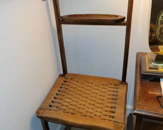 Mid century folding valet chair