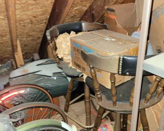 Pair of vtg barstools