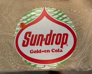 SUNDROP GOLDEN COLA METAL SIGN