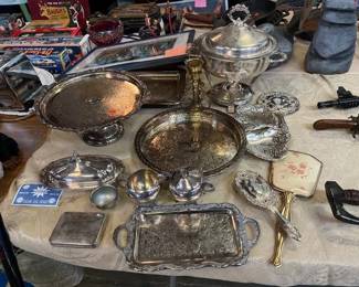 LOT OF SILVER PLATE PIECES