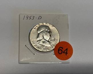 1953 D FRANKLIN HALF DOLLAR