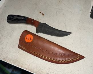 DAMASCUS KNIFE SHEATH