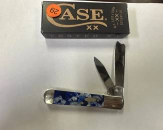 CASE XX BLUE CRACKLE KIRINITE SMOOTH KNIFE