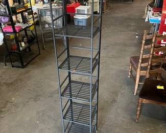 COLLAPSIBLE METAL 6 TIER SHELF
