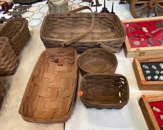 4 LONGABERGER BASKETS