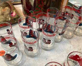 LOT OF STAR TREK GLASSES