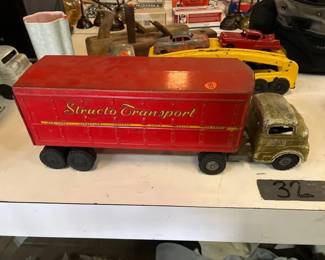 VINTAGE METAL TRUCK TOY