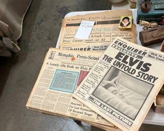 ELVIS NEWSPAPERS