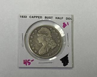 1833 HALF DOLLAR