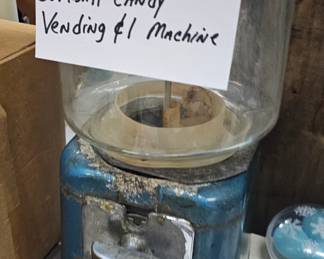 VINTAGE GUMBALL CANDY MACHINE