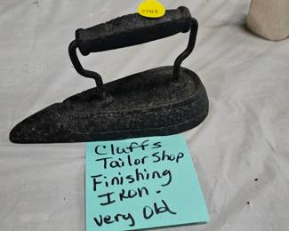 CAST IRON FINISHING IRON