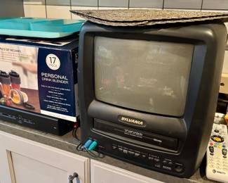 Blender/ television with VHS