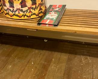 Mid-century modern bench