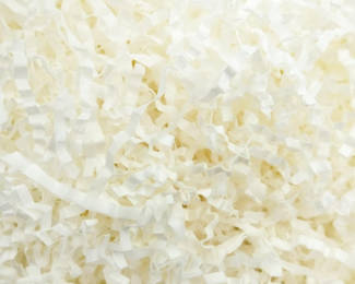 Creamy White Crinkle Cut Paper