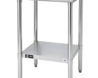 Trinity EcoStorage 24 in. Square Stainless Steel Table - Retail: $369.34
