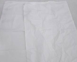 Set Of 2 White Zipper Pillow Case