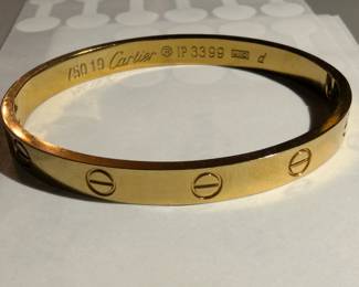 Cartier bracelet, this has not been authenticated