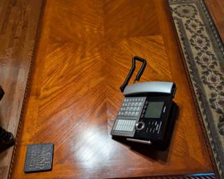 Sold wood desk, carved, gorgeous