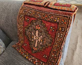 Saddle bag for a camel, purchased in Turkey in 1985 (other side shown)