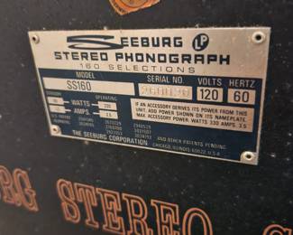 Seeburg jukebox, model SS160, circa 1966. Was working, but stopped. Have 45s to load into