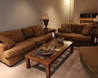 Bauhaus sofa, loveseat and chair.