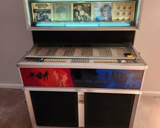 Seeburg jukebox, model SS160, circa 1966. Was working, but stopped. Have 45s to load into