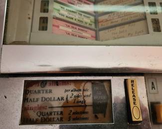 Seeburg jukebox, model SS160, circa 1966. Was working, but stopped. Have 45s to load into