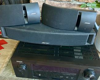 Denon receiver and Bose speakers