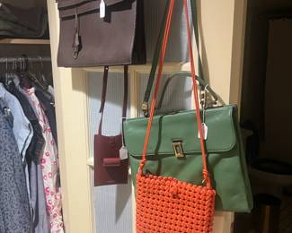 Designer clothing, handbags, shoes and scarves all sold during in-person shopping only Friday and Saturday only.