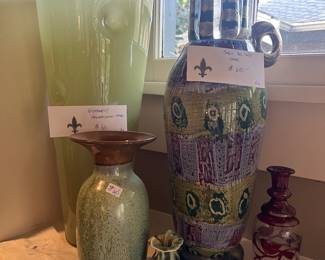 More glass art for sale during in person shopping Friday and Saturday