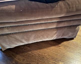 close up of ottoman detailing