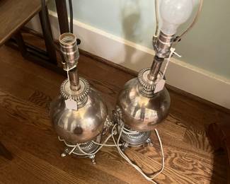 $80. Vintage pair of lamps. Available in person only Friday and Saturday.