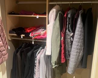 Designer clothing, handbags, shoes and scarves all sold during in-person shopping only Friday and Saturday only.