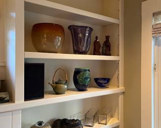 Hand blown glass, antique jade, and more. For sale during in-person shopping hours Friday and Saturday unless priced and noted that it is available for online purchase in the description .