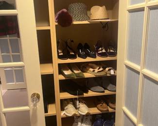 Designer clothing, handbags, shoes and scarves all sold during in-person shopping only Friday and Saturday only.