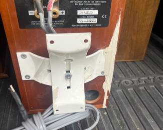 back of the Linn Tukan speakers.