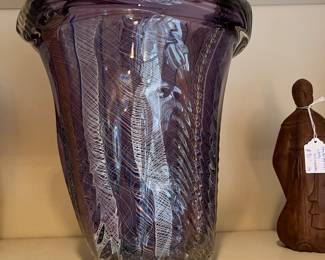 $2,000. Fritz Dreisbach hand-blown glass art. Available during online shopping starting at 6pm on Wednesday. per the instructions in the sale description.