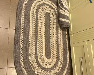 $120 each. Two braided wool rugs for sale during in-person shopping Friday and Saturday.