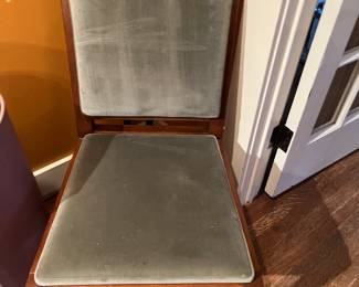 view of the side chairs sold with the dining set.