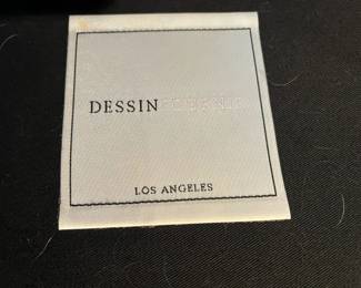 label on chair and ottoman