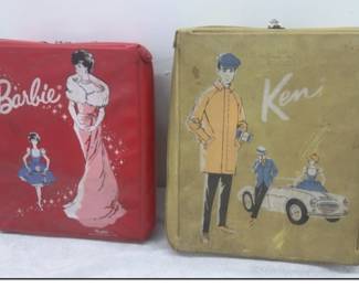 Vtg Ken & Barbie cases