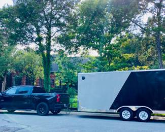 *17’ x8’ Enclosed Cargo Trailer only
(Truck Not Included) 
*Please Note: 
Trailer asking price$9,000. OBO
(Not included in daily discounts) 
Make offers 