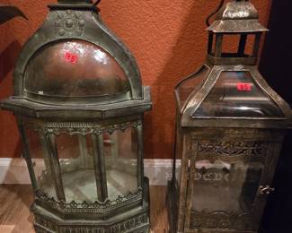 Gorgeous lanterns with lots of character- $5 each!