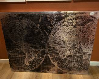 Cool world map picture, large - $10!