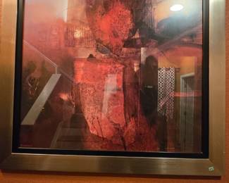 Another beautiful abstract framed picture $10!