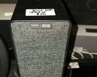 Sonos bluetooth speakers, excellent sound, can also fill your basement! Asking $50 obo