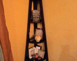 Corner bookcase - $10!