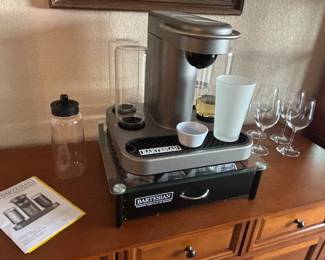 Bartesian and storage drawer $300