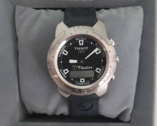 Never Used Tissot "Touch" Watch in Case
